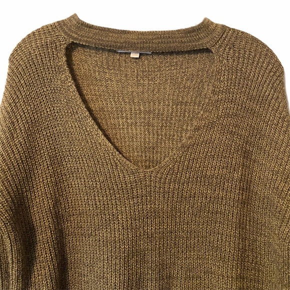 Don’t Ask Why Made in Italy Tan Acrylic‎ Sweater OSFM - Picture 2 of 11